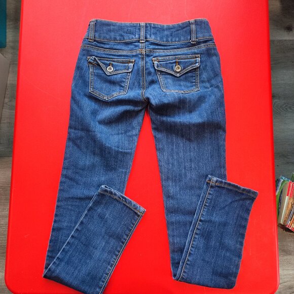 Seduction Victoria jeans straight leg blue women's size 0 / 33 - Picture 3 of 11